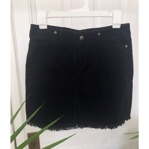 R Wear (Rampage Clothing) Black Corduroy Skirt!